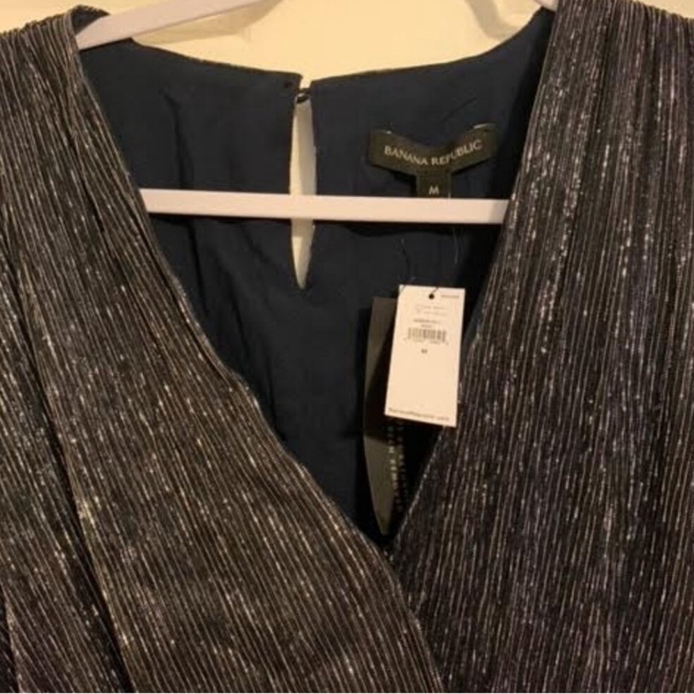 Banana Republic sparkle holiday jumpsuit